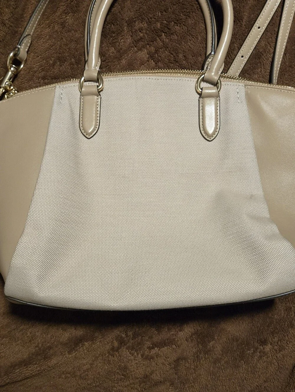 Coach Badge Jacquard Elise Satchel